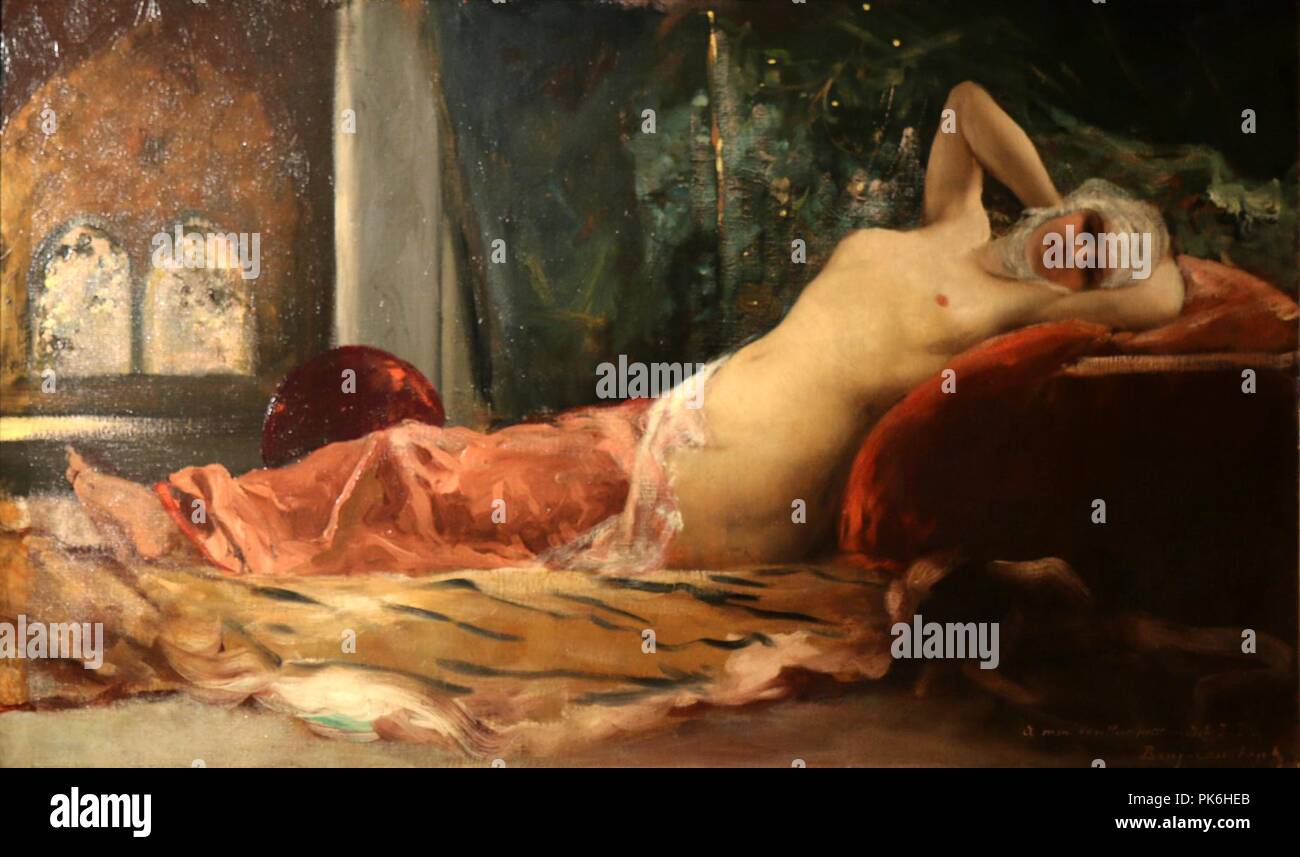 Benjamin-Constant-odalisque. Stockfoto