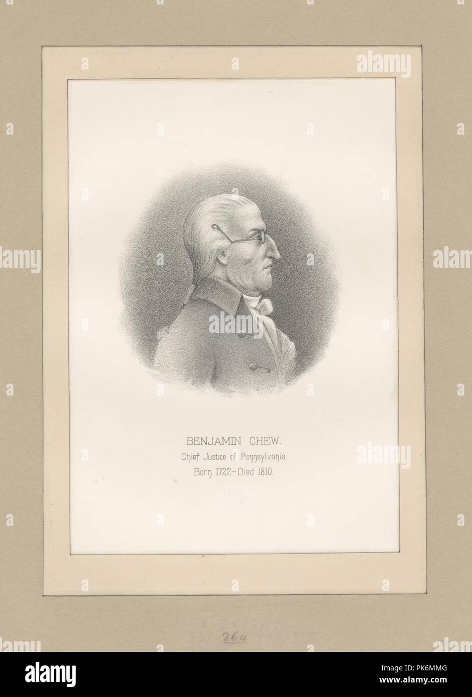 Benjamin Kauen des Obersten Gerichtshofs von Pennsylvania Stockfoto