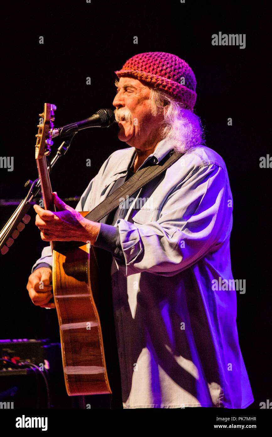 Mailand Italien 11 sempteber 2018 David Crosby Live at Teatro Dal Verme © Roberto Finizio / alamy Stockfoto