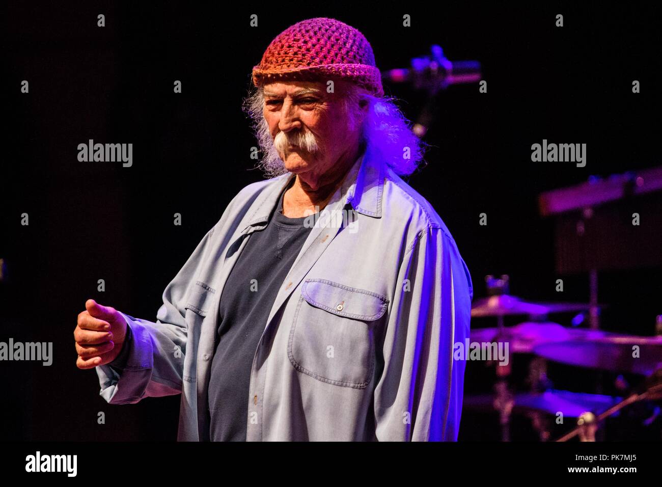 Mailand Italien 11 sempteber 2018 David Crosby Live at Teatro Dal Verme © Roberto Finizio / alamy Stockfoto