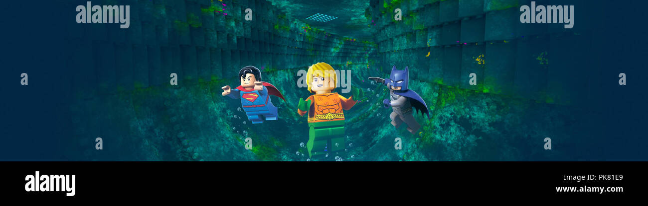 Lego DC Comics Superhelden: Aquaman: Rage of Atlantis ist ein US-amerikanischer direct-to-video Animationsfilm Dieses Foto ist nur für den redaktionellen Gebrauch bestimmt und unterliegen dem Copyright der Film Company und/oder der Fotograf durch den Film oder Produktion Firma zugeordnet und können nur wiedergegeben werden durch Publikationen in Verbindung mit der Förderung der oben genannten Film. Eine obligatorische Gutschrift auf dem Film Firma ist erforderlich. Der Fotograf sollte auch angerechnet werden, wenn bekannt. Stockfoto
