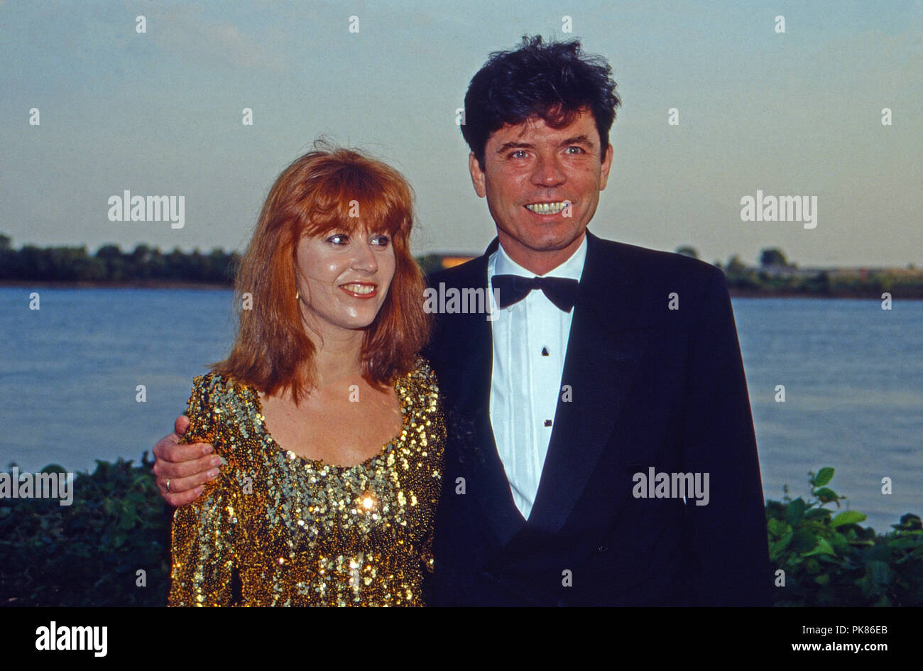 Friedrich Freiherr von Stumm mit Ehefrau Greta in Hamburg, Deutschland