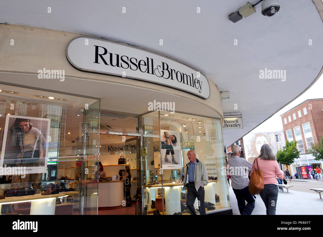 Russell & Bromley Store Stockfoto