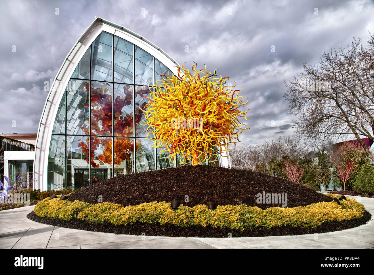 Chihuly Garten und Glas, Seattle Stockfoto