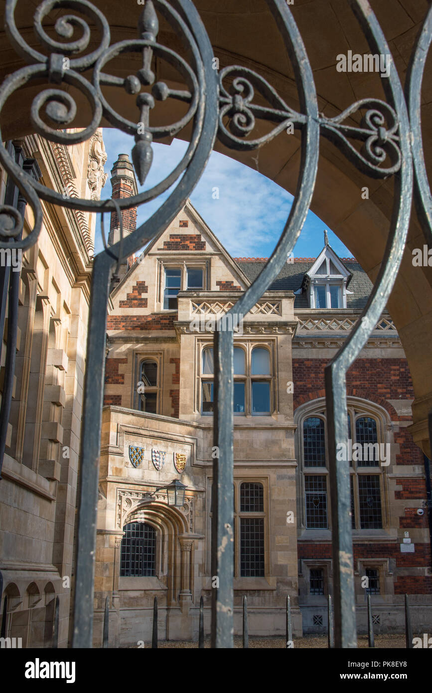 Pembroke College Gate Stockfoto