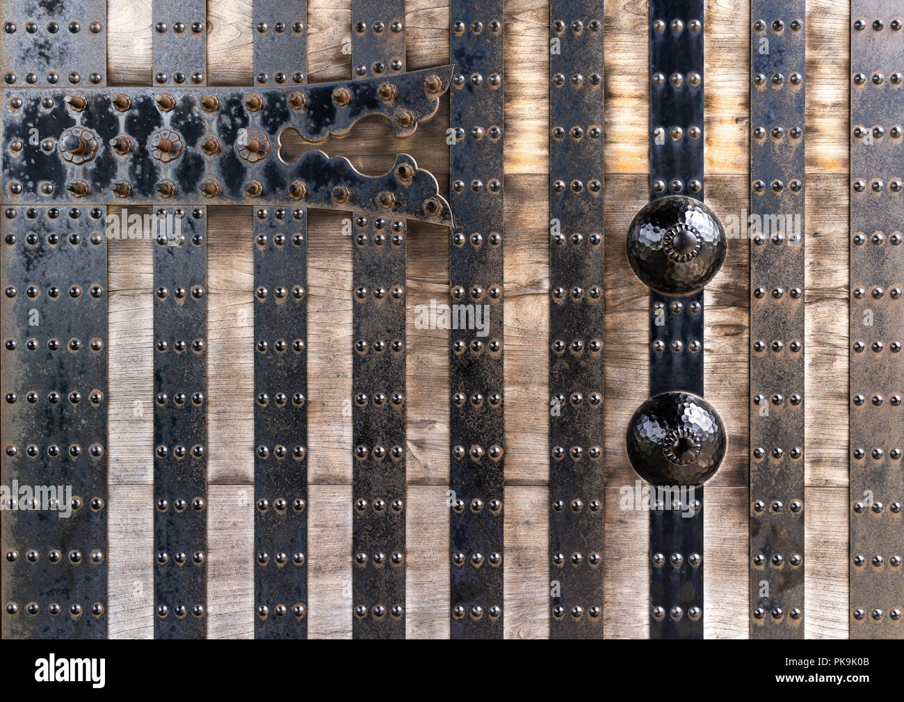 Kanazawa Castle Park alte Tür, Präfektur Ishikawa, Kanazawa, Japan Stockfoto