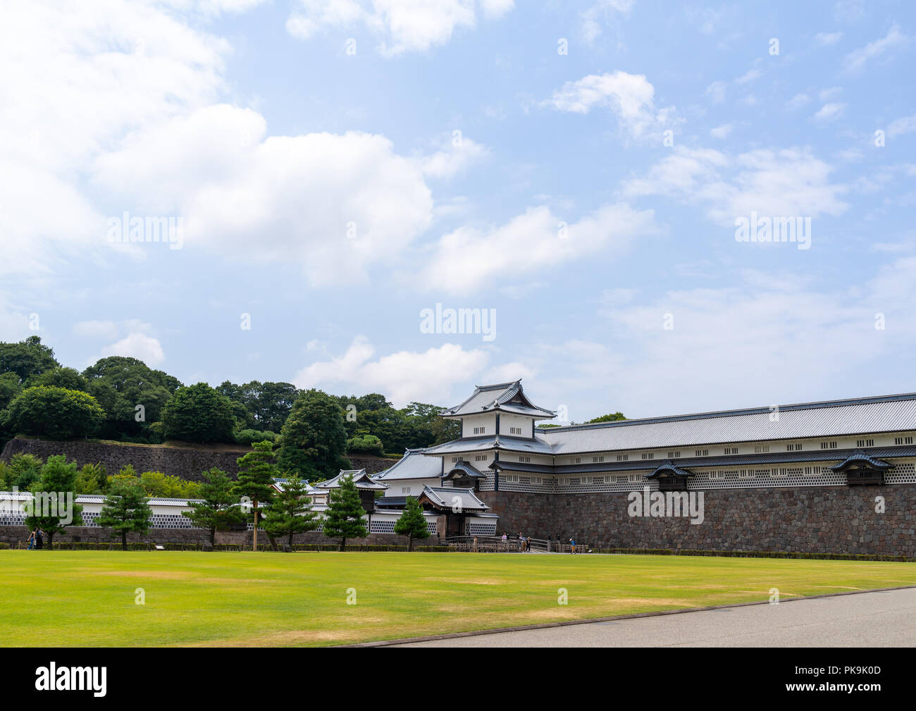 Kanazawa Castle Park, Präfektur Ishikawa, Kanazawa, Japan Stockfoto