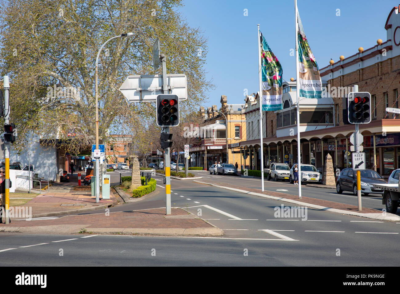 Maitland, einer Stadt in der Region Hunter Valley, New South Wales, Australien Stockfoto