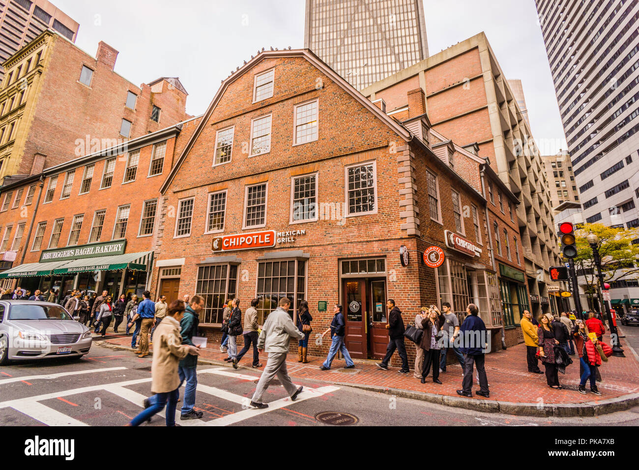 Alte Ecke Buchhandlung Boston, Massachusetts, USA Stockfoto