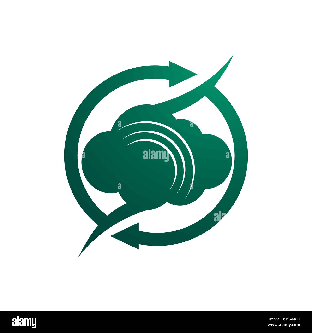 Cloud update Symbol Wolkensymbol UI Illustration vektor design Update Stock Vektor