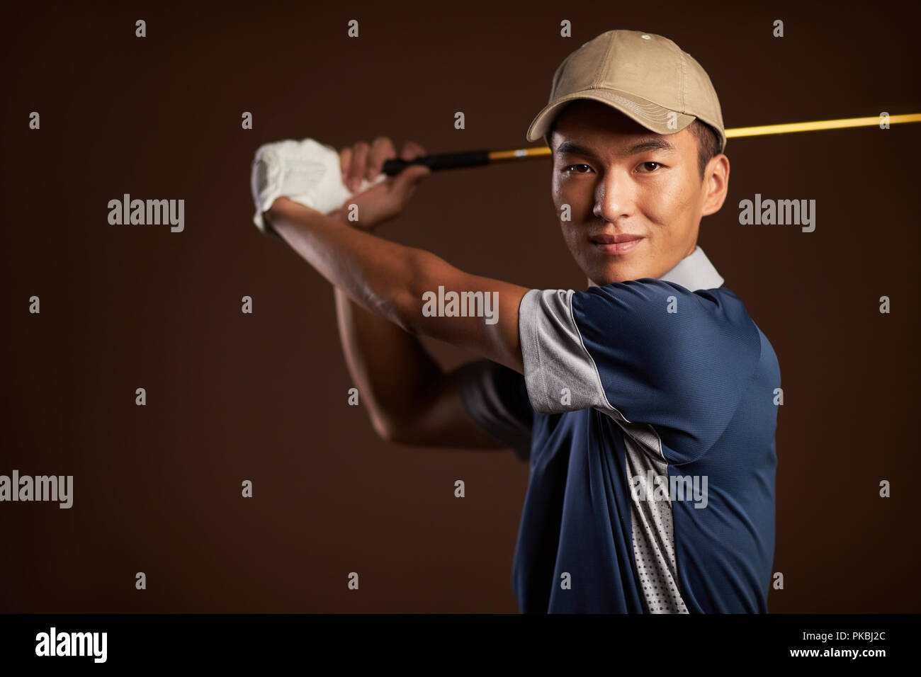 Golfspieler Stockfoto