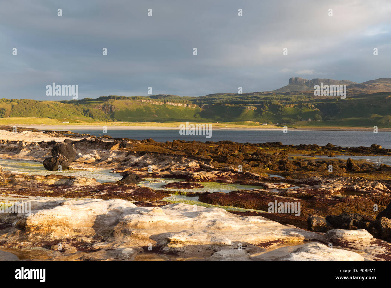 Bucht von Laig, Insel Eigg Stockfoto