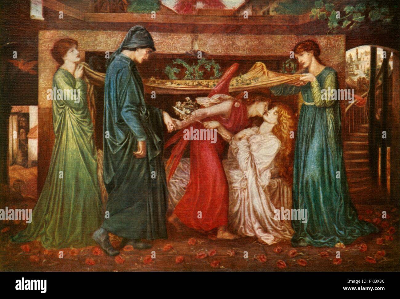 Die 'Dante-Traum", 1871, (c 1912). Artist: Dante Gabriel Rossetti. Stockfoto