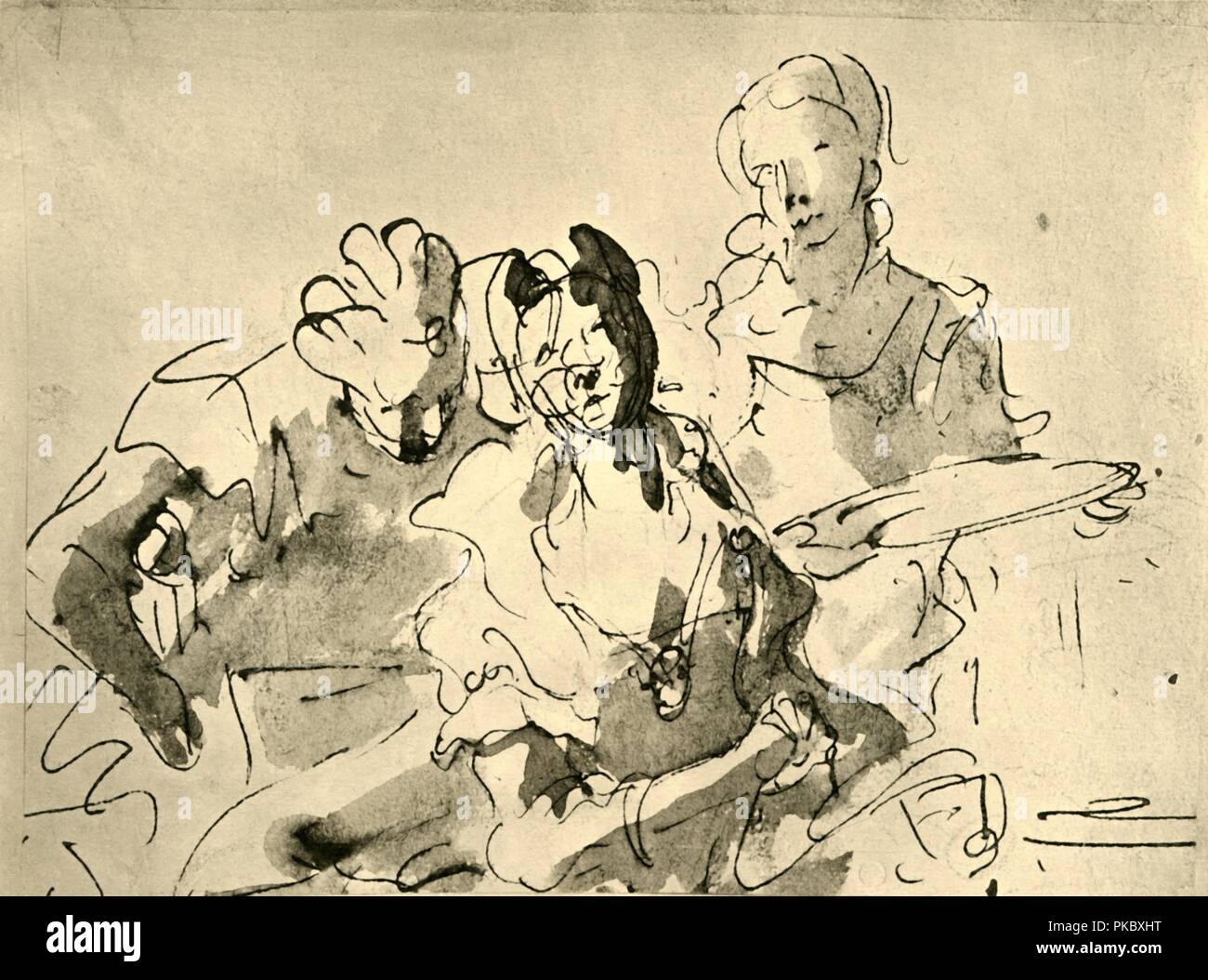 "Kleopatra", Anfang des 18. Jahrhunderts, (1928). Künstler: Giovanni Battista Tiepolo. Stockfoto