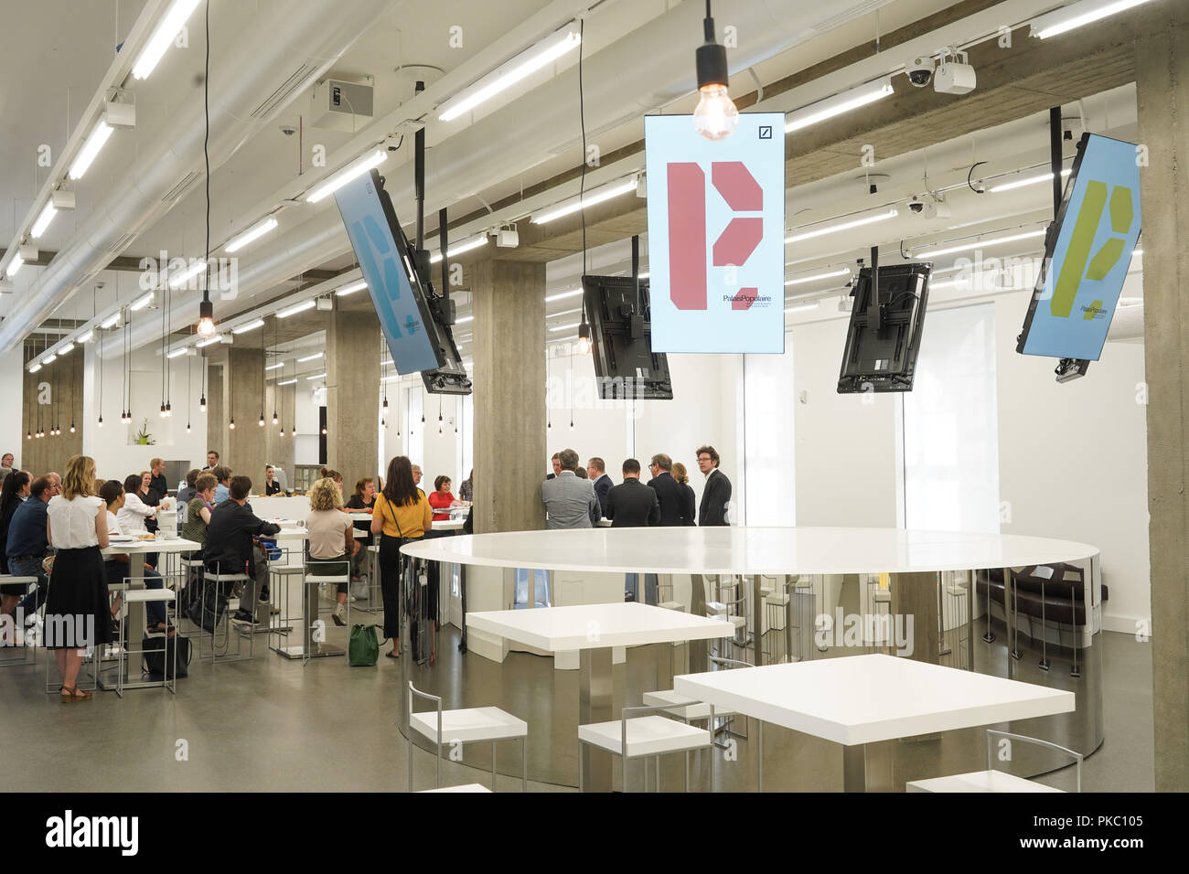12 September 2018 Berlin Blick In Das Kunstforum Palais Populaire Am 27 September 2018 Wird Die Deutsche Bank Das Forum In Dem Kunst Kultur Und Sport Vereint Unter Einem Dach Offnen Ausstellungen