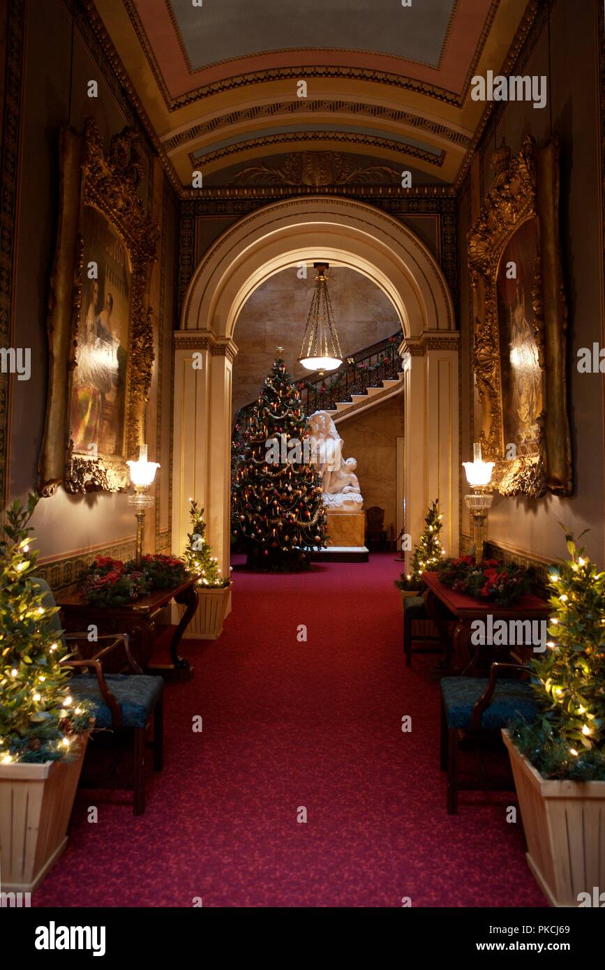 Weihnachten in Osborne House, Isle of Wight, 2007. Artist: Phil Ripley. Stockfoto