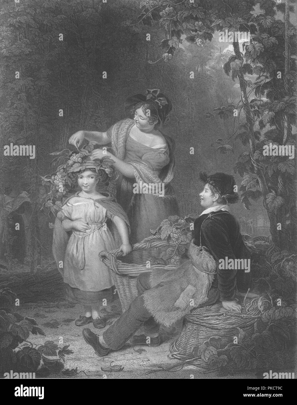 "Die Krone von Hopfen", 1843-1850. Artist: Herbert Bourne. Stockfoto