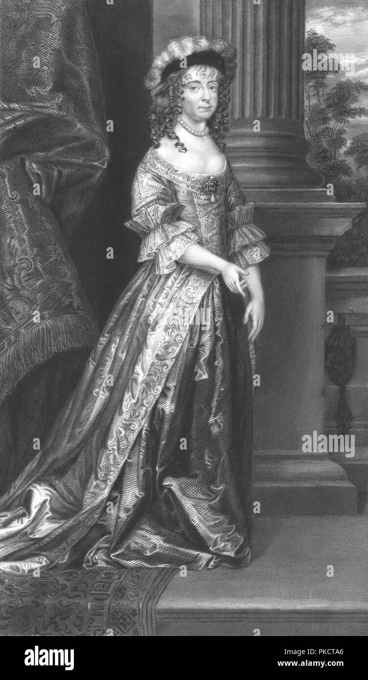 'Margaret Cavendish (geb. Lucas), Herzogin von Newcastle upon Tyne', (c 1846). Künstler: William Greatbach. Stockfoto