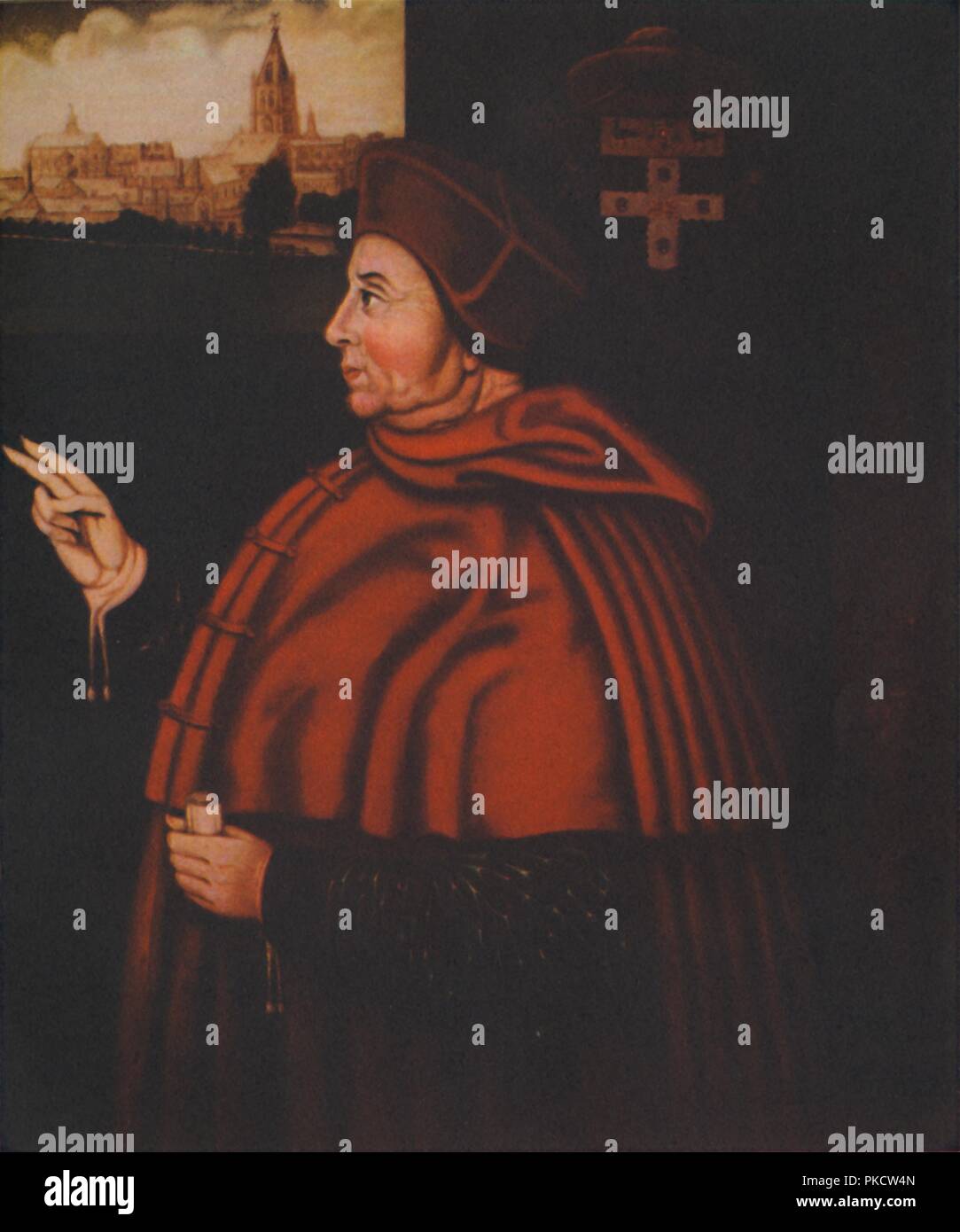 Thomas Wolsey, Anfang des 16. Jahrhunderts, (1941). Artist: Unbekannt. Stockfoto