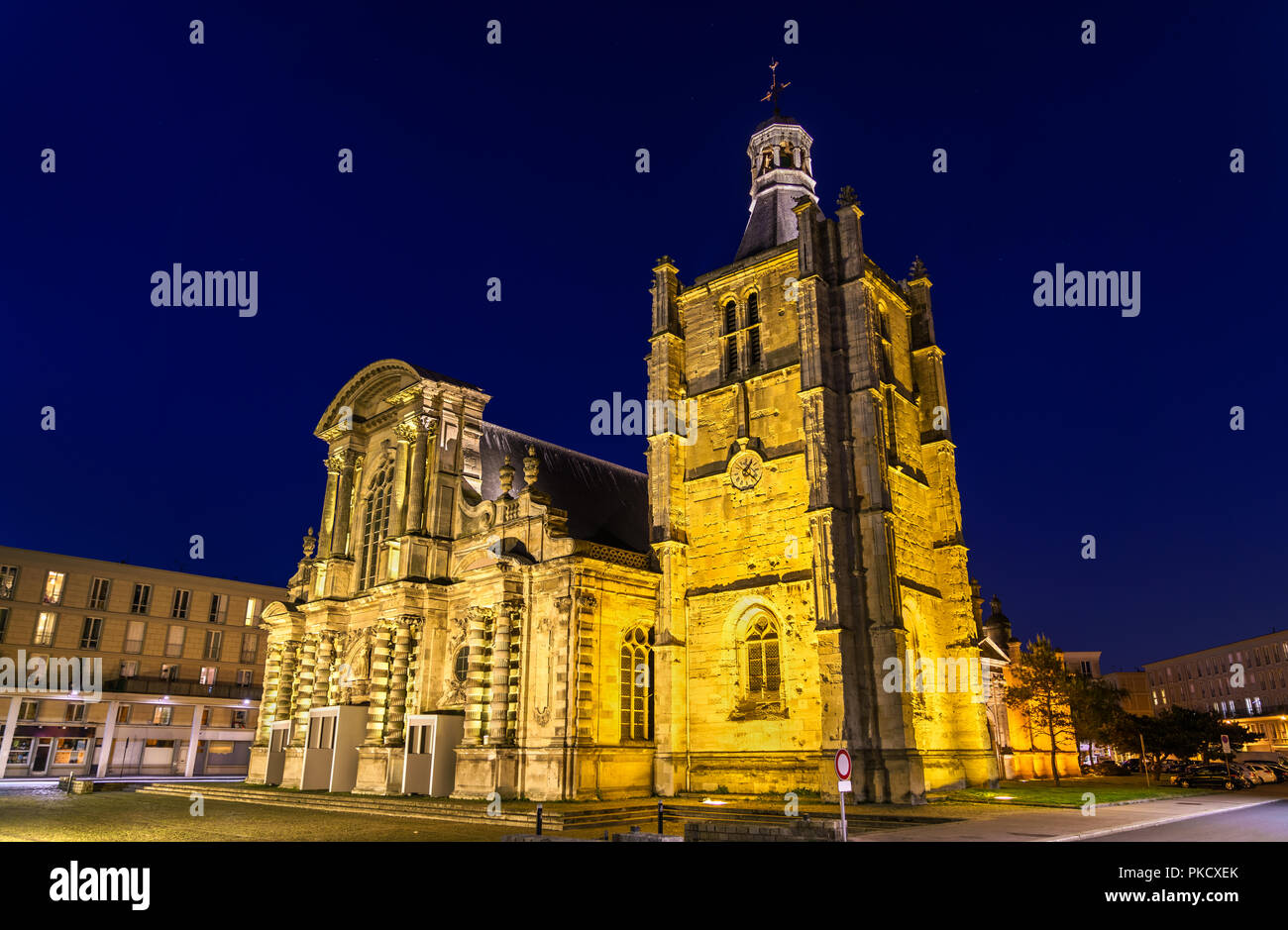 Kathedrale Notre Dame, von Le Havre in Frankreich Stockfoto