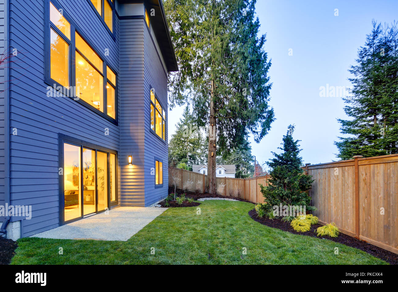 Luxuriöse neue Bau home in Bellevue. Northwest, USA Stockfoto