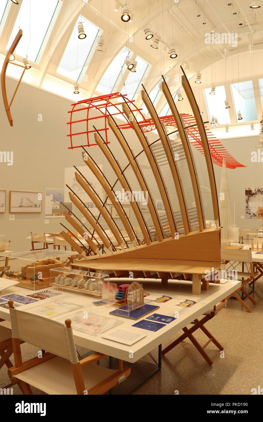 Renzo Piano die Kunst der Herstellung der Gebäude 12. September 2018 Stockfoto