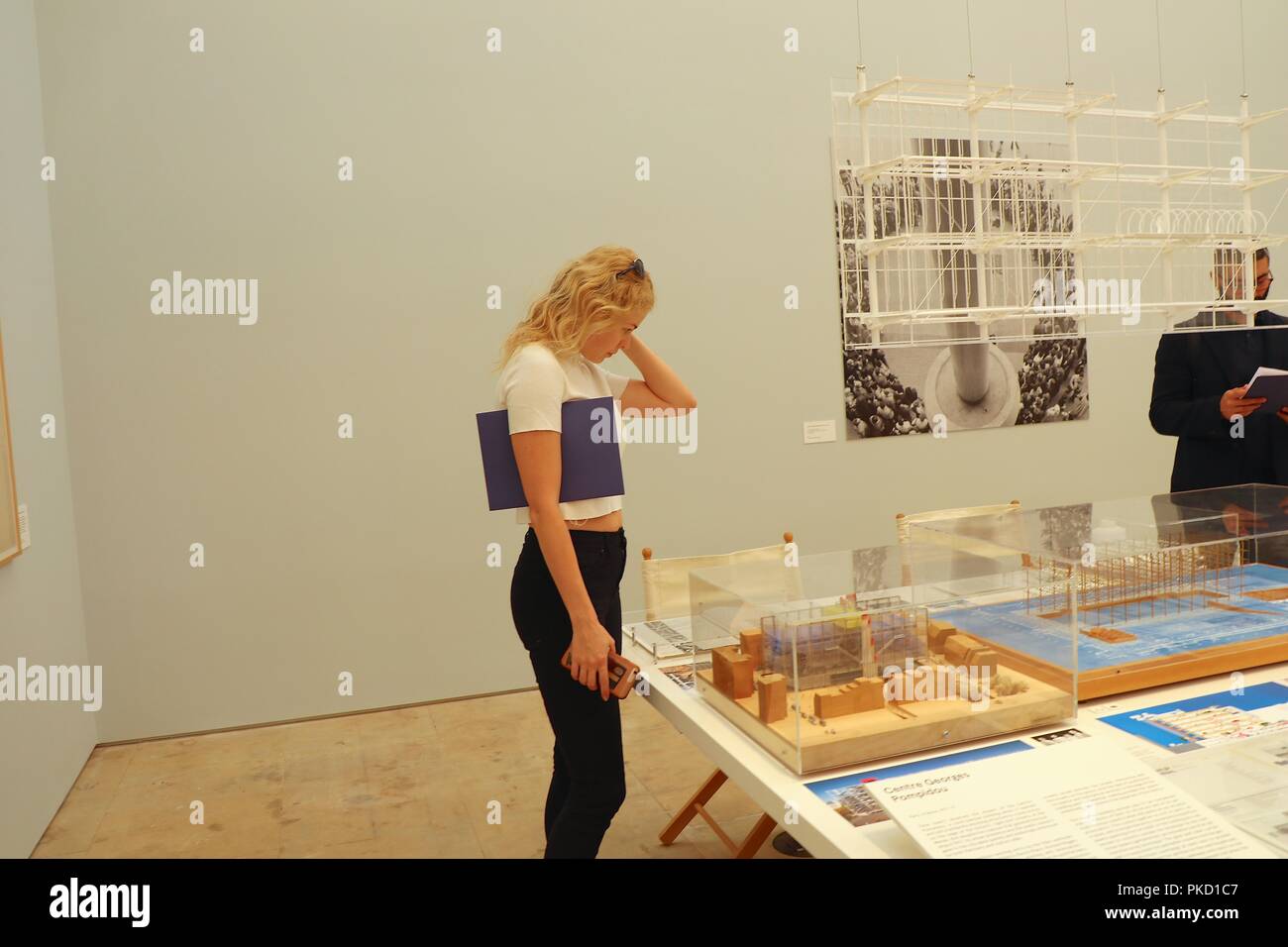 Renzo Piano die Kunst der Herstellung der Gebäude 12. September 2018 Stockfoto