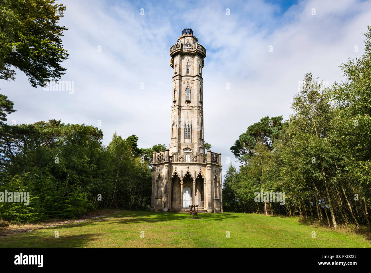 Brizlee Tower/Hulne Brislee Tower Park Alnwick Northumberland Stockfoto