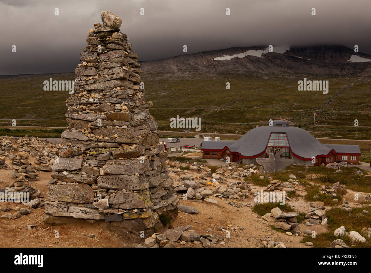 Polarkreiszentrum in Mo i Rana Stockfoto