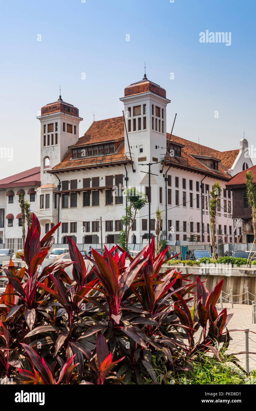 Historischen Gebäuden aus der Kolonialzeit, Old Batavia, Jakarta, Java, Indonesien Stockfoto