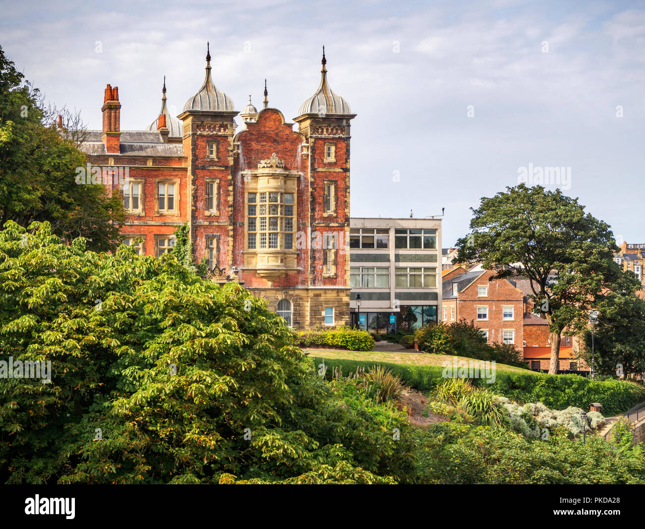 Das Rathaus auf den Klippen am Scarborough Yorkshire England Stockfoto