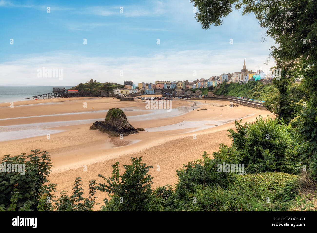 Tenby, Pembrokeshire, Wales, UK, Europa Stockfoto