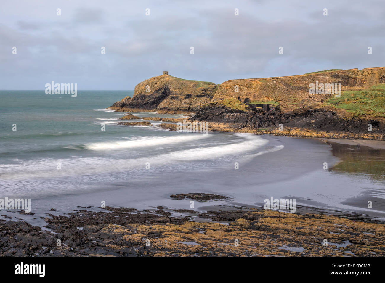 Abereiddy Strand, Pembrokeshire, Wales, UK, Europa Stockfoto