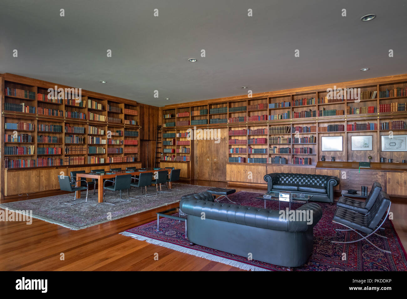 Alvorada Palast Bibliothek - Brasilia, Distrito Federal, Brasilien Stockfoto