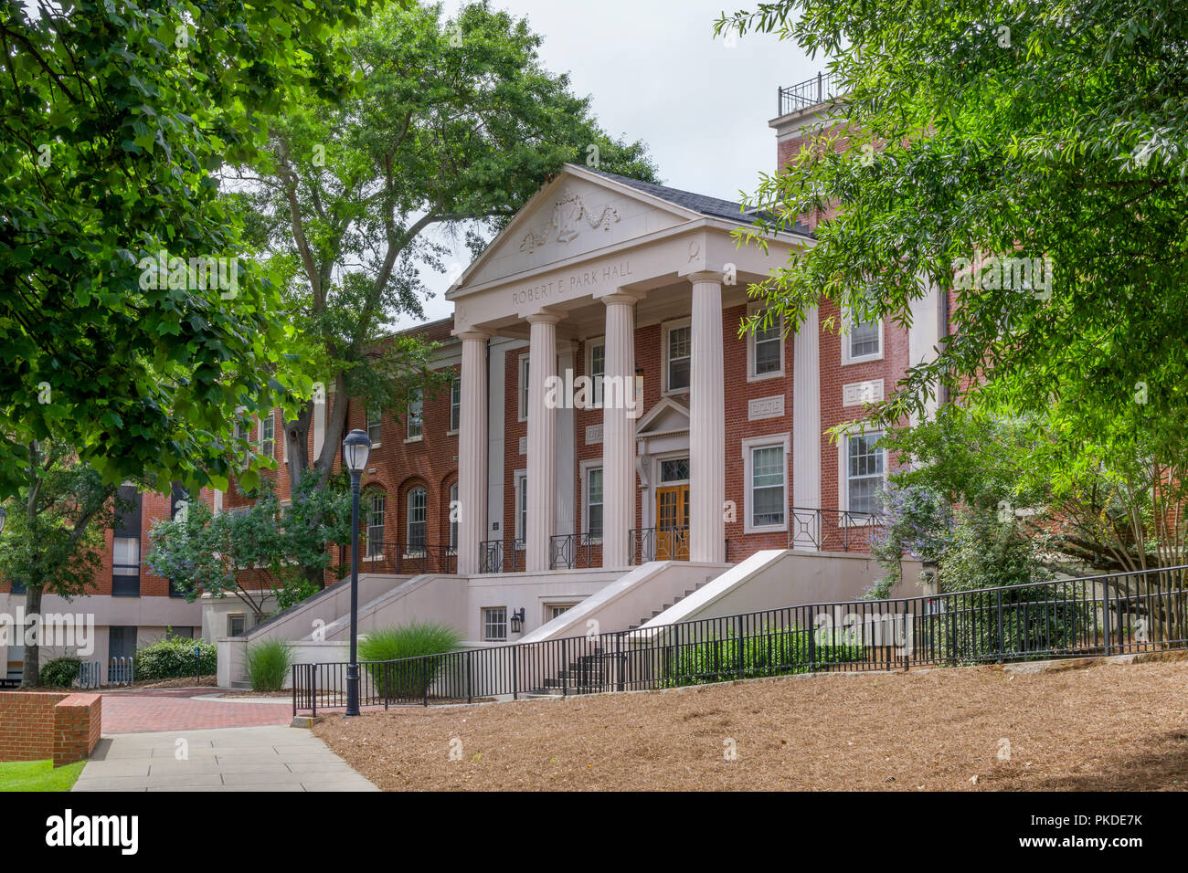 Athen, GA/USA Juni 5, 2018: Robert E. Park Hall auf dem Campus der Universität von South Carolina. Stockfoto