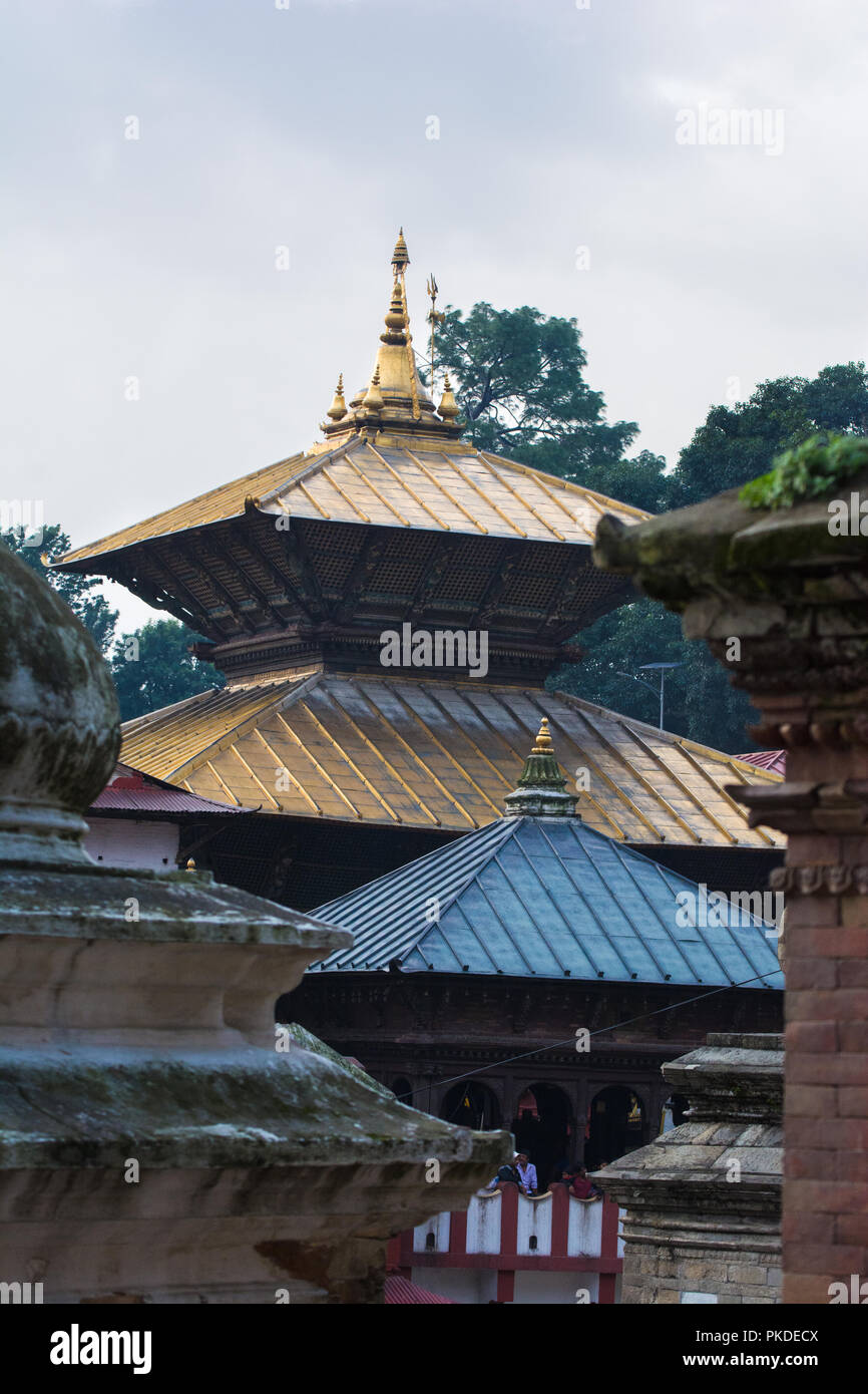 Pashupatinath Tempel Stockfoto