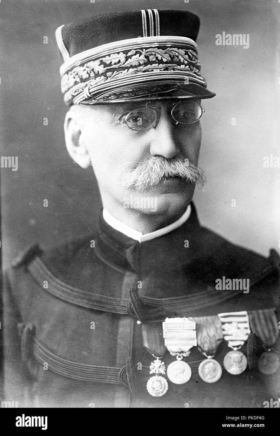 Joseph Simon Gallieni (1849-1916) französischer Soldat Stockfoto