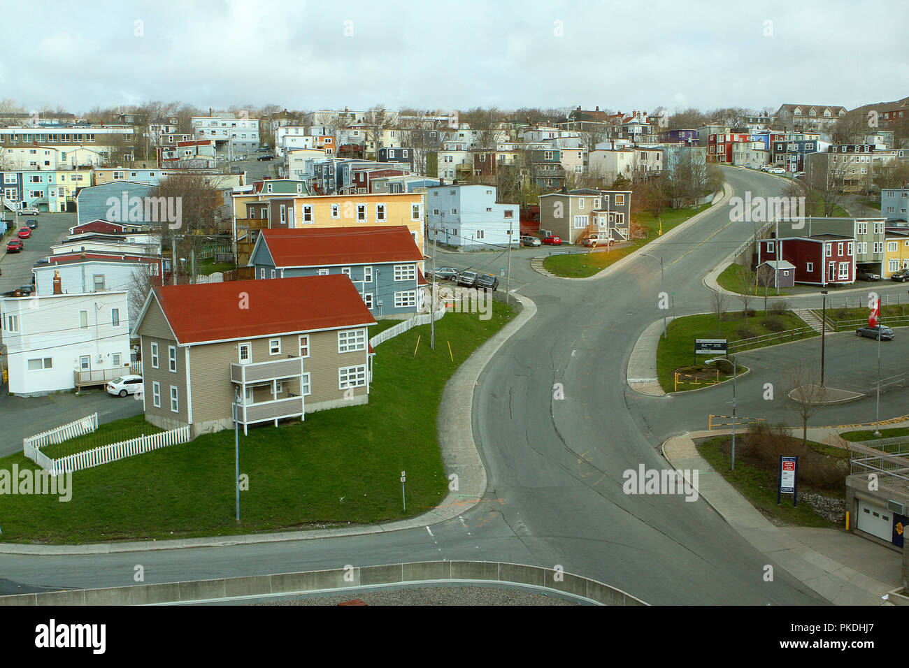 Straße Szenen der Stadt St. John's, und St. John's, Neufundland, Kanada, Stockfoto