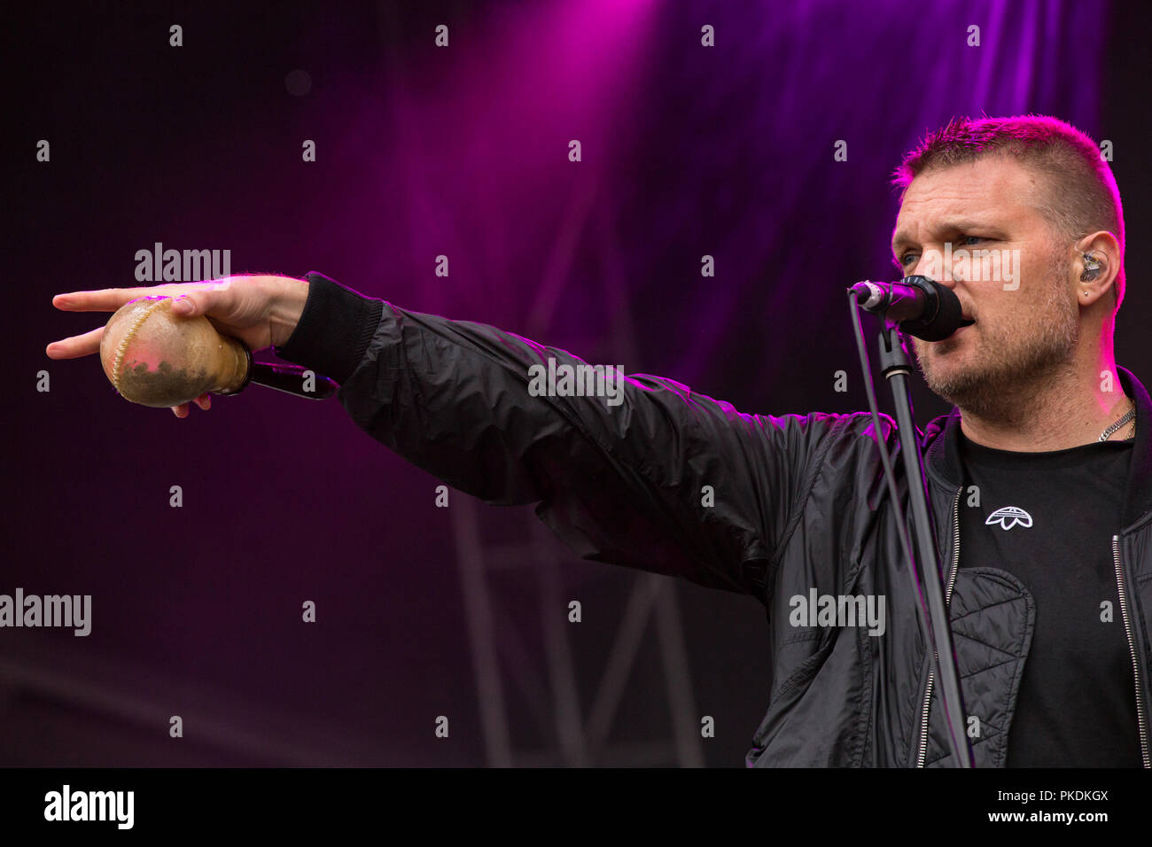 Amerikanische band Kinder des Kalten Krieges bei Skookum Music Festival im Stanley Park in Vancouver am 7. September 2018 Stockfoto