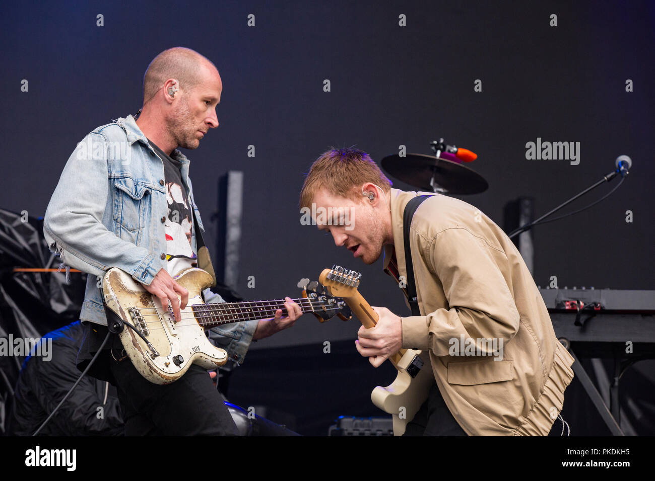 Amerikanische band Kinder des Kalten Krieges bei Skookum Music Festival im Stanley Park in Vancouver am 7. September 2018 Stockfoto