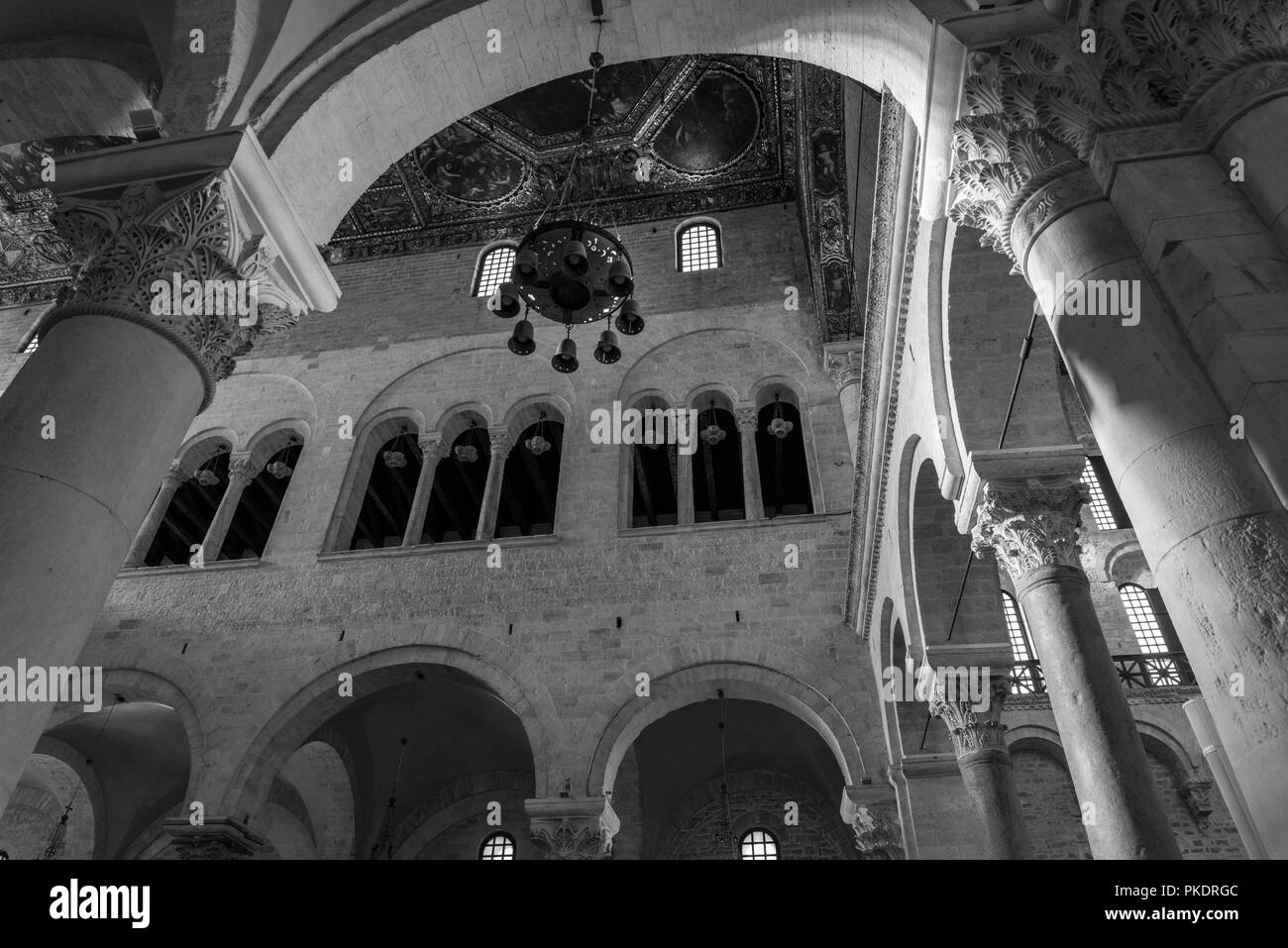 Alte Basilika San Nicola, Bari Stockfoto