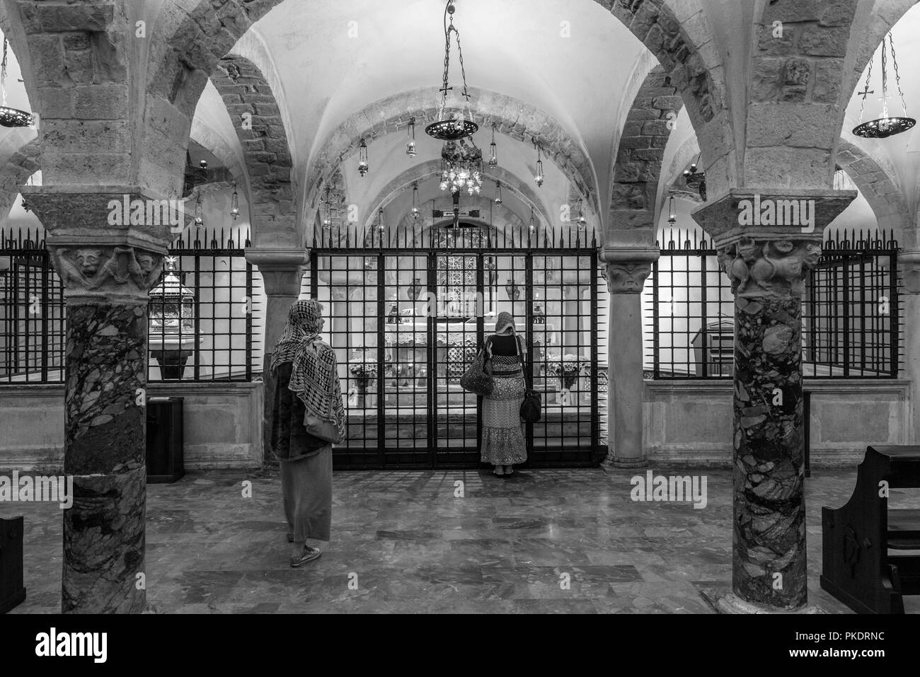 Alte Basilika San Nicola, Bari Stockfoto
