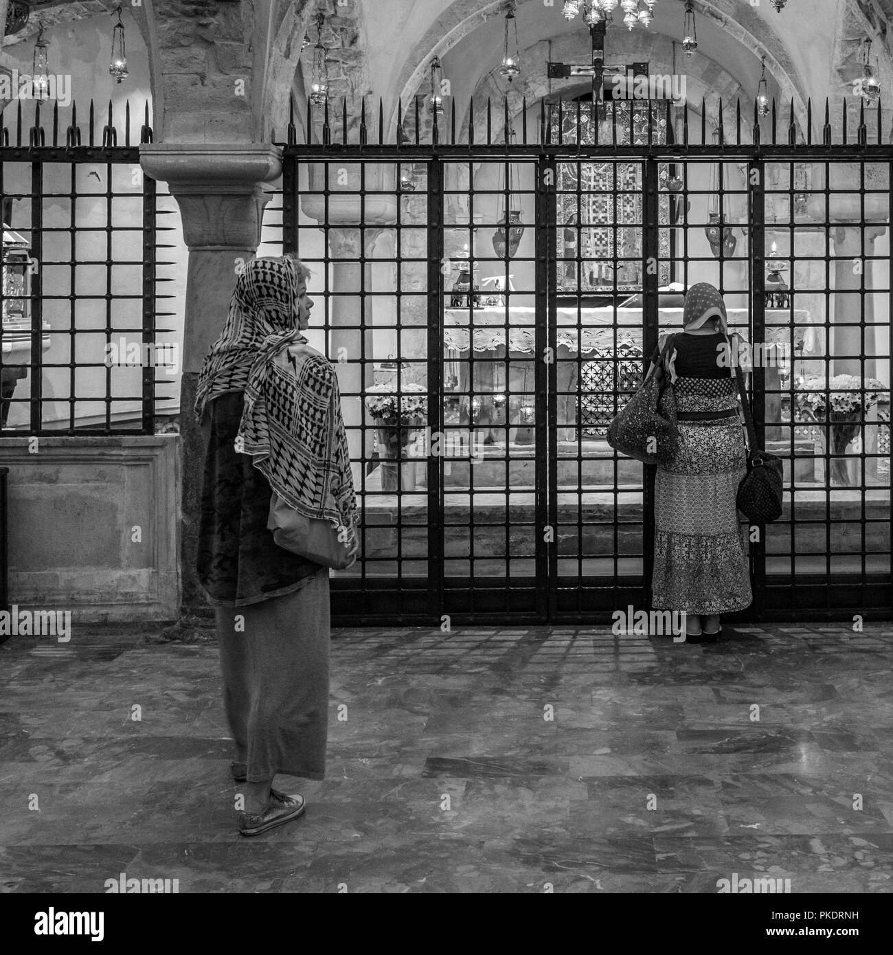 Alte Basilika San Nicola, Bari Stockfoto