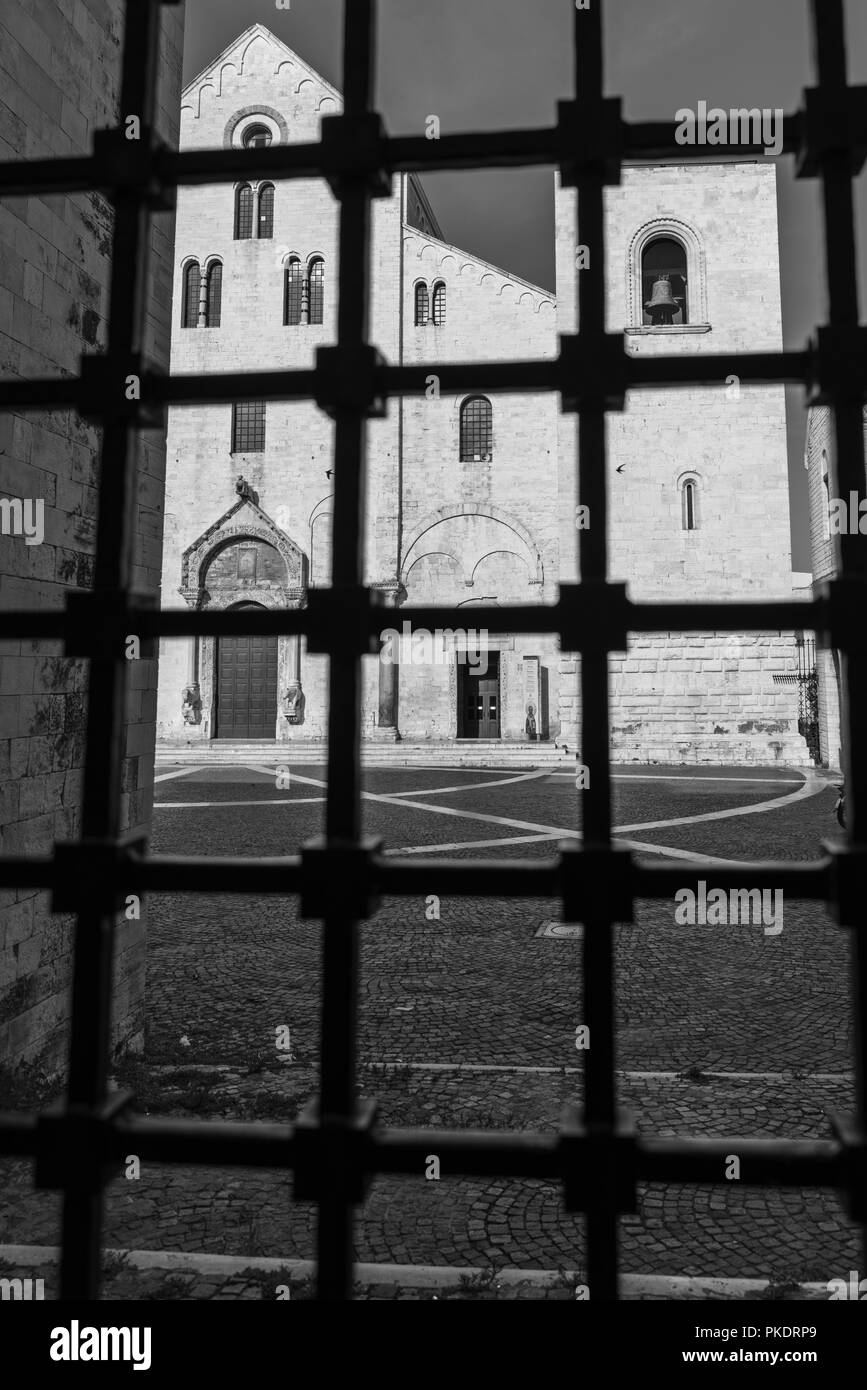 Alte Basilika San Nicola, Bari Stockfoto