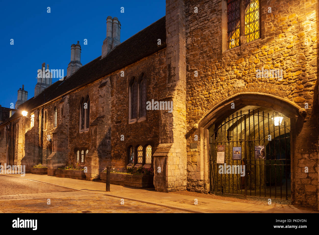 Abend in Ely, Cambridgeshire, England. Stockfoto