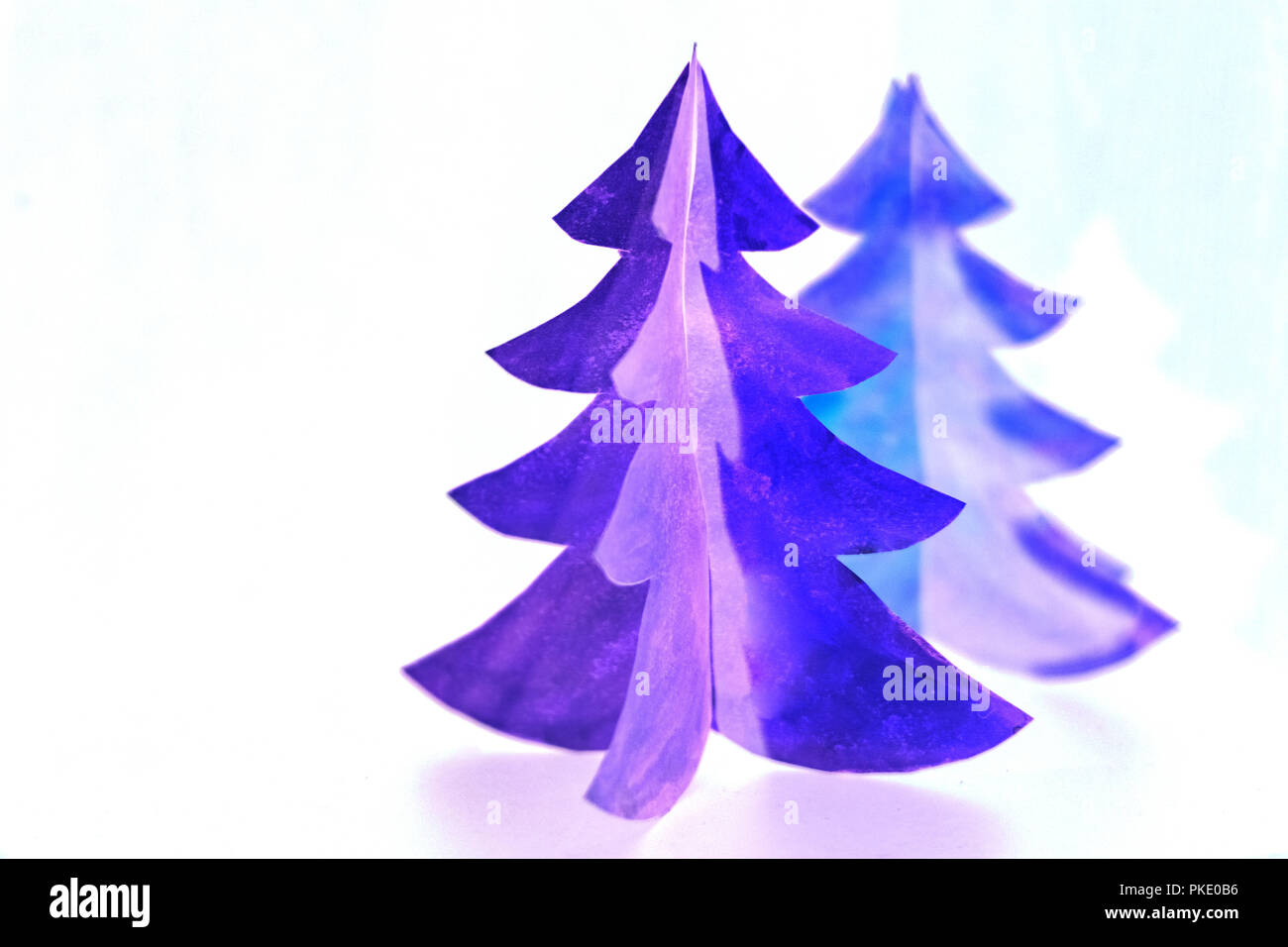 Grußkarte Der Weihnachtsbaum Von Papier Für Ihr Design