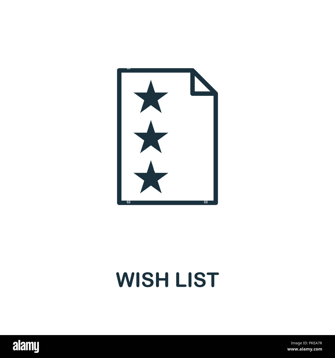 Wunschliste Symbol Stockfotos Und Bilder Kaufen Alamy
