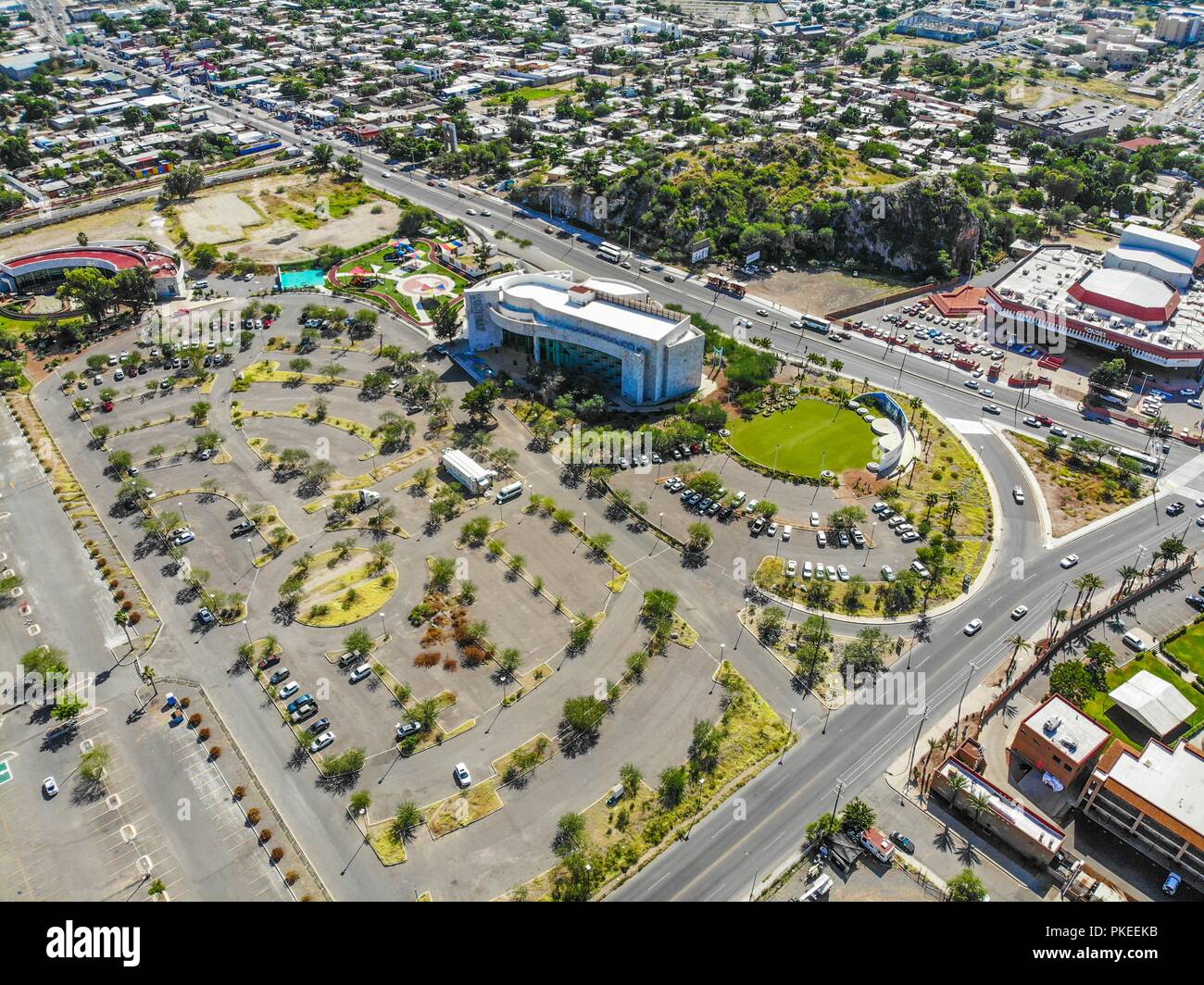 Urbano, Paisaje paisaje de la Ciudad de Hermosillo, Sonora, Mexiko. Städtische Landschaft, Landschaft der Stadt Hermosillo, Sonora, Mexiko. (Foto: Luis Stockfoto