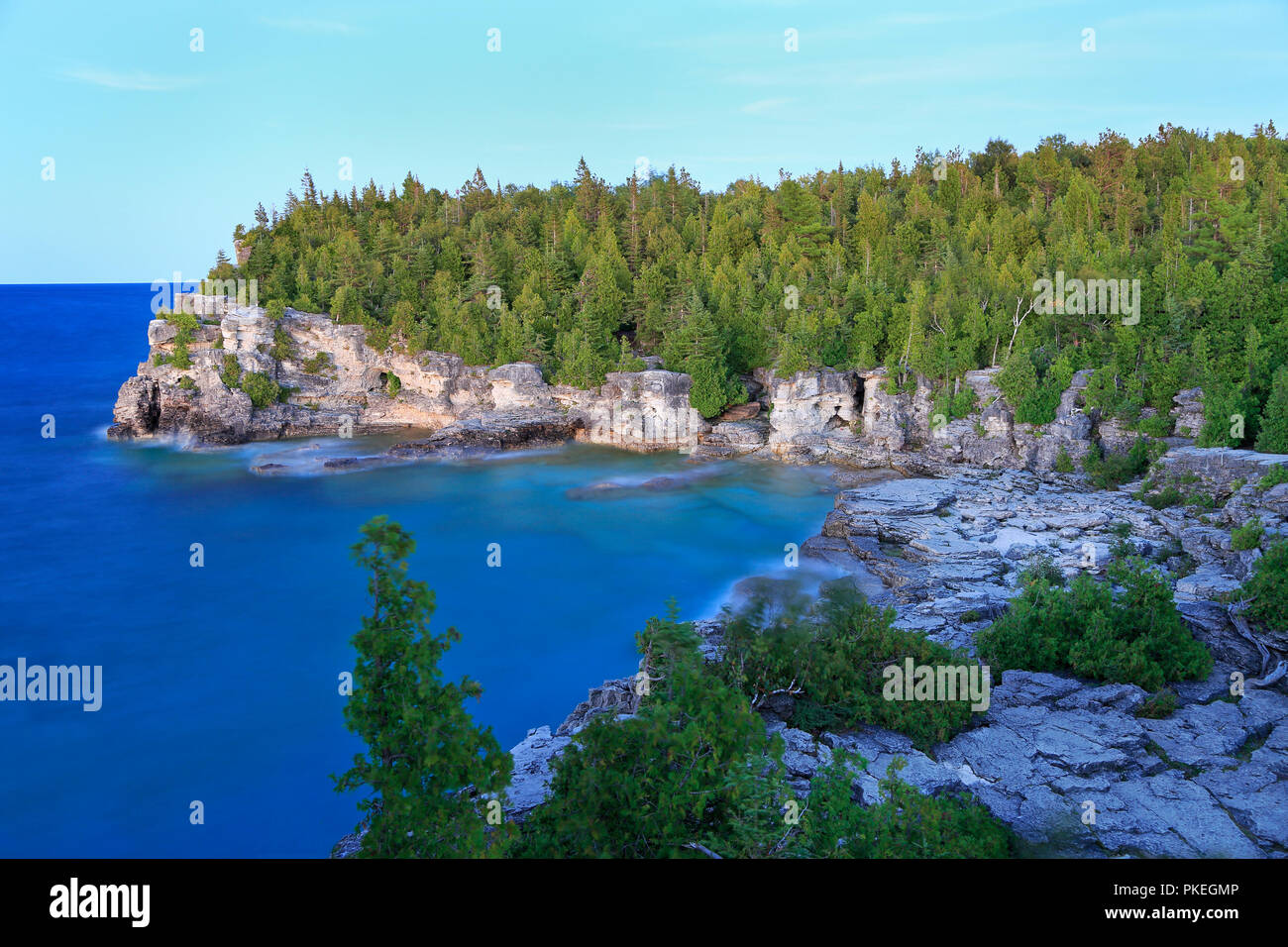 Indian Head Cove im Georgian Bay, Lake Huron, Kanada Stockfoto