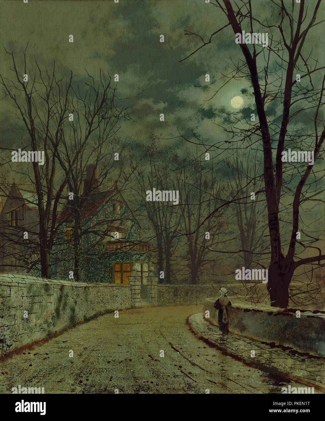 Grimshaw John Atkinson - Lea Hurst Kent Stockfoto